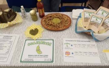 Estudiante de la FEPZH-UASLP destaca en ExpoCiencias 2025 con “Guajerines”, botana saludable elaborada con semilla de guaje