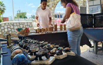 Expo Bazar de primavera reúne a decenas de emprendedores y artesanos en la plaza de Ciudad Valles