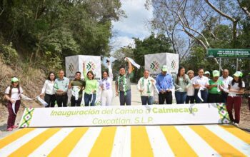 Ricardo Gallardo entrega camino San Andrés–Calmecayo y fortalece movilidad en Coxcatlán