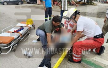 Muere mujer tras accidente con camión cañero en la entrada a la García Téllez