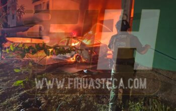 Incendian automóvil a elemento de la GCE en la colonia Las Granjas