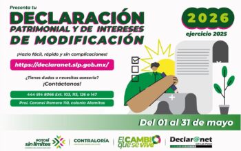 Estado inicia declaraciones patrimoniales 2026