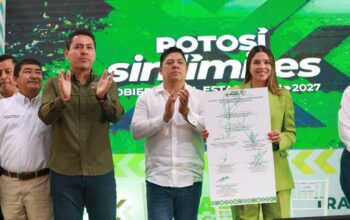 Anuncian becas, vivienda y transporte para trabajadores en San Luis Potosí
