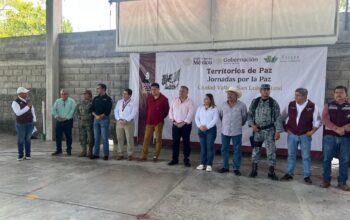 Acercan programas y servicios a familias de Vista Hermosa con Quinta Feria de la Paz