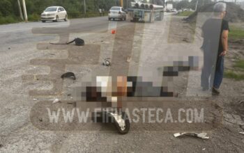 Muere vecino de Tamuín tras choque en el Libramiento Poniente; su hijo sigue grave