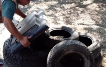 Retiran 49 toneladas de cacharros y más de 600 llantas en jornada de descacharrización en Ciudad Valles