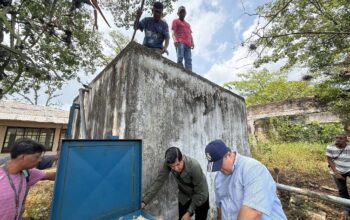 David Medina supervisa abasto de agua y acuerdos en la cordillera Tének