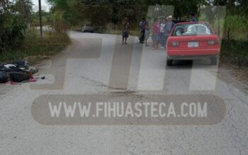 Motociclista termina en el hospital tras colisionar con un auto rumbo a San Miguel