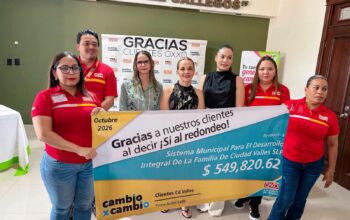Recaudan más de 549 mil pesos para el Vallestón mediante redondeo en OXXO