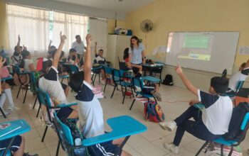 Promueven el cuidado del agua entre alumnos de la primaria Nuevas Generaciones